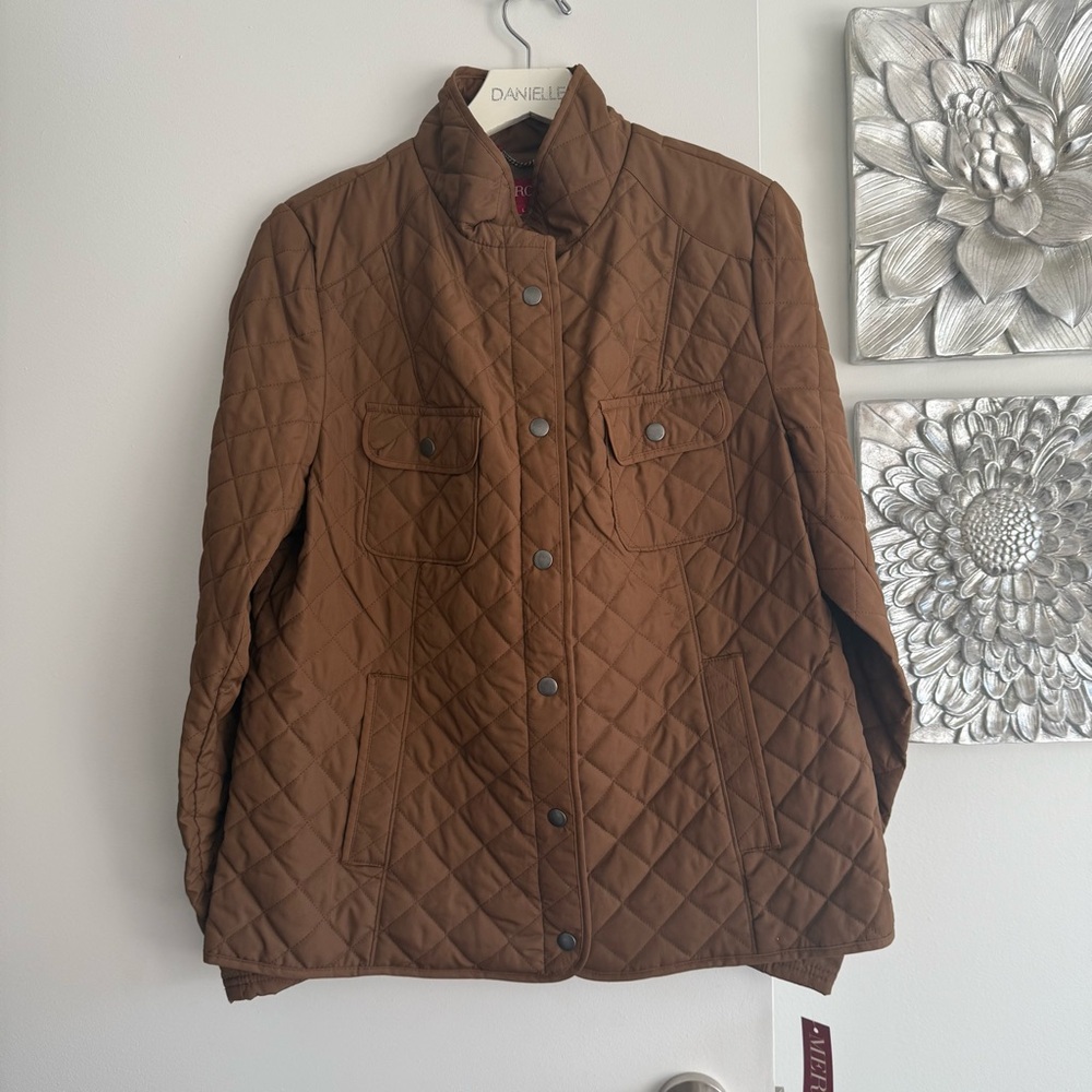 MERONA Quilted Snap Front Jacket